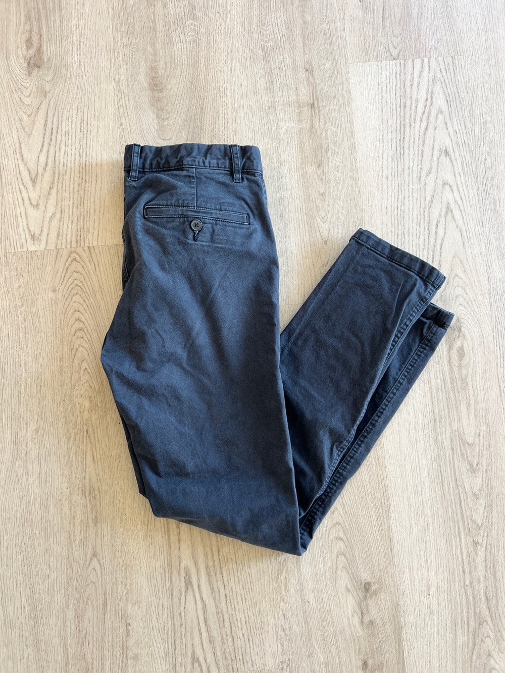 Mens Navy Chinos